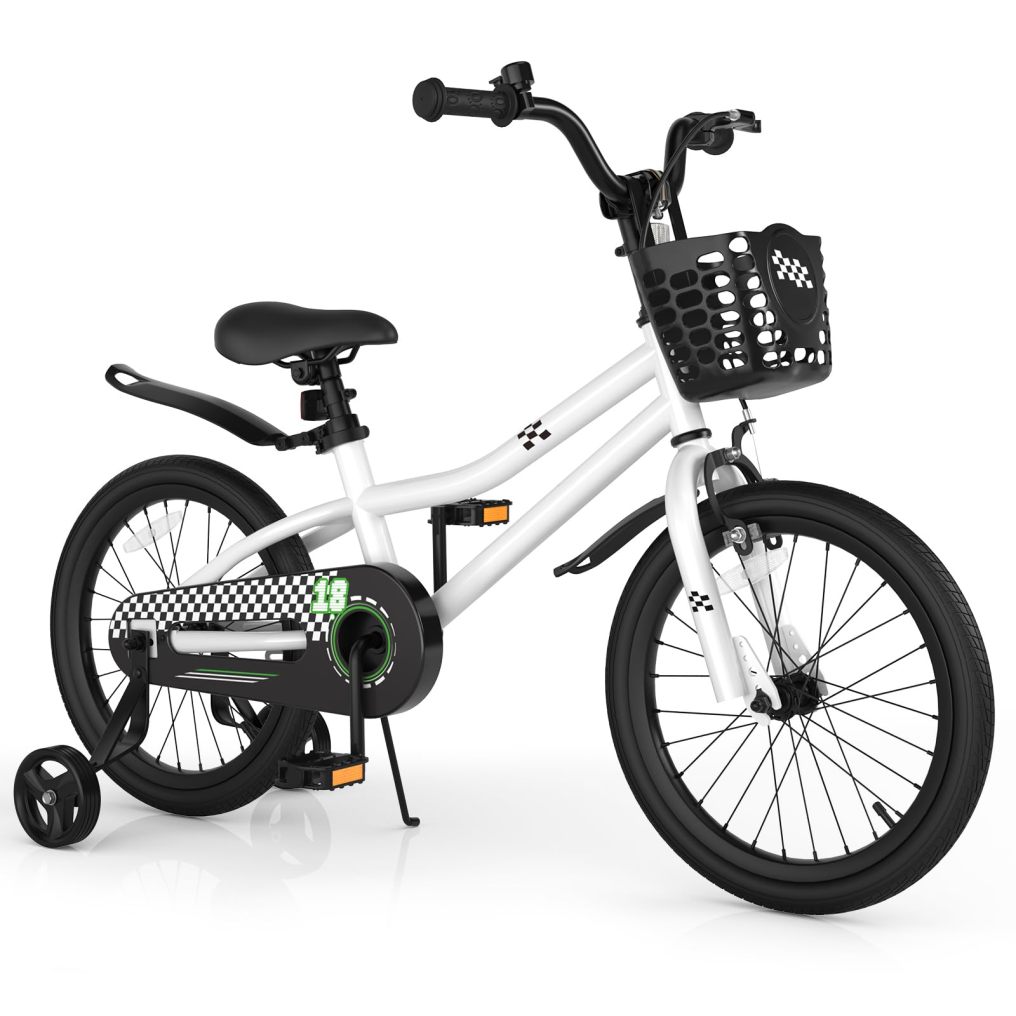 Kids Bike 18 Inch Toddler Bike for Boys & Girls Aged 3-8 Years Old