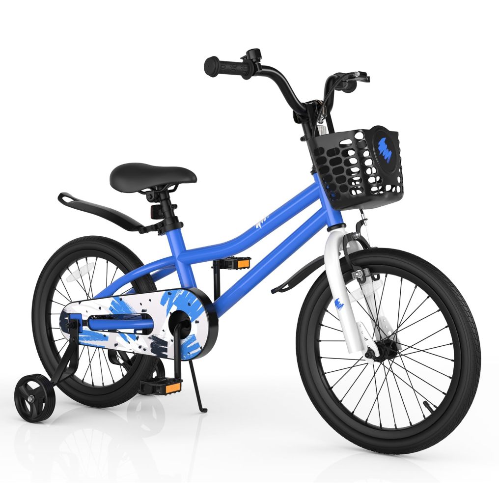 Kids Bike 18 Inch Toddler Bike for Boys & Girls Aged 3-8 Years Old