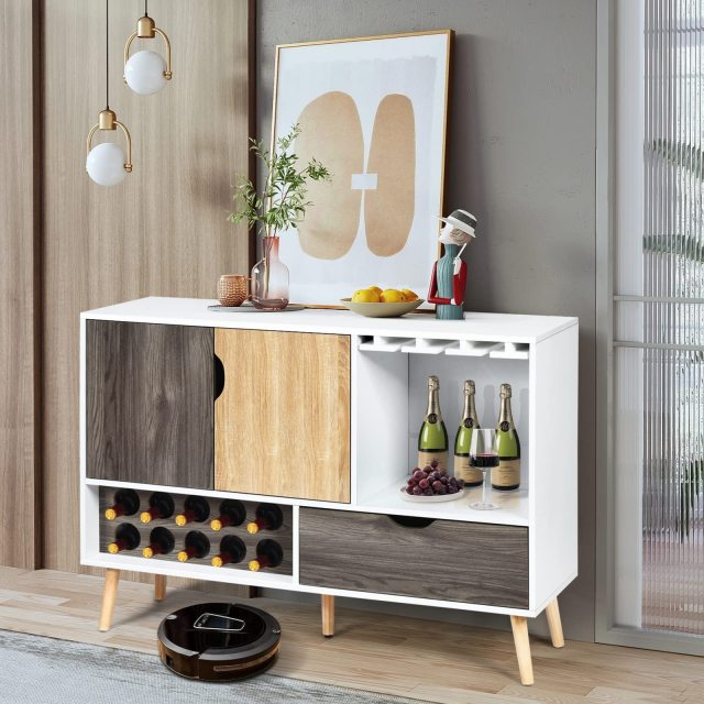 Buffet Sideboard Coffee Bar Cabinet