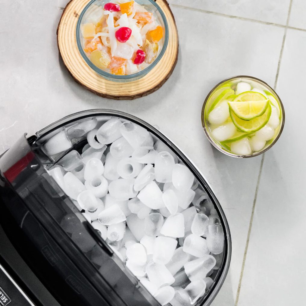 26.5 LBS Ice Per Day Countertop Ice Maker for Kitchen Bar Office
