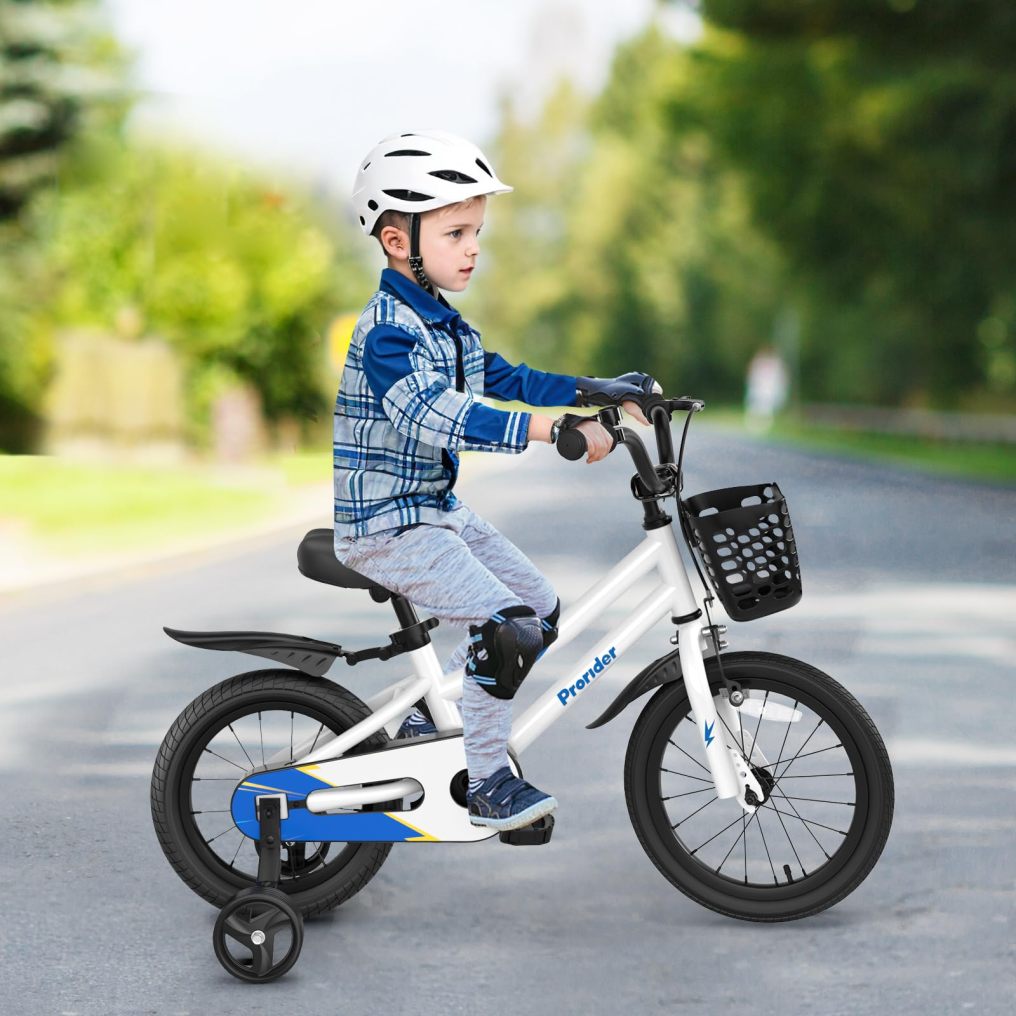 Kids Bike 14 Inch Toddler Bike for Boys & Girls Aged 3-8 Years Old