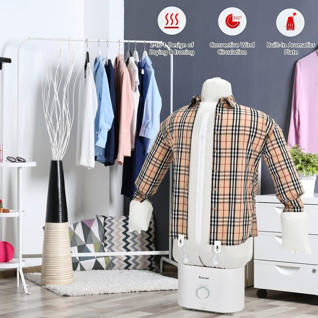 1050W Multifunctional Clothes Drying & Ironing Machine