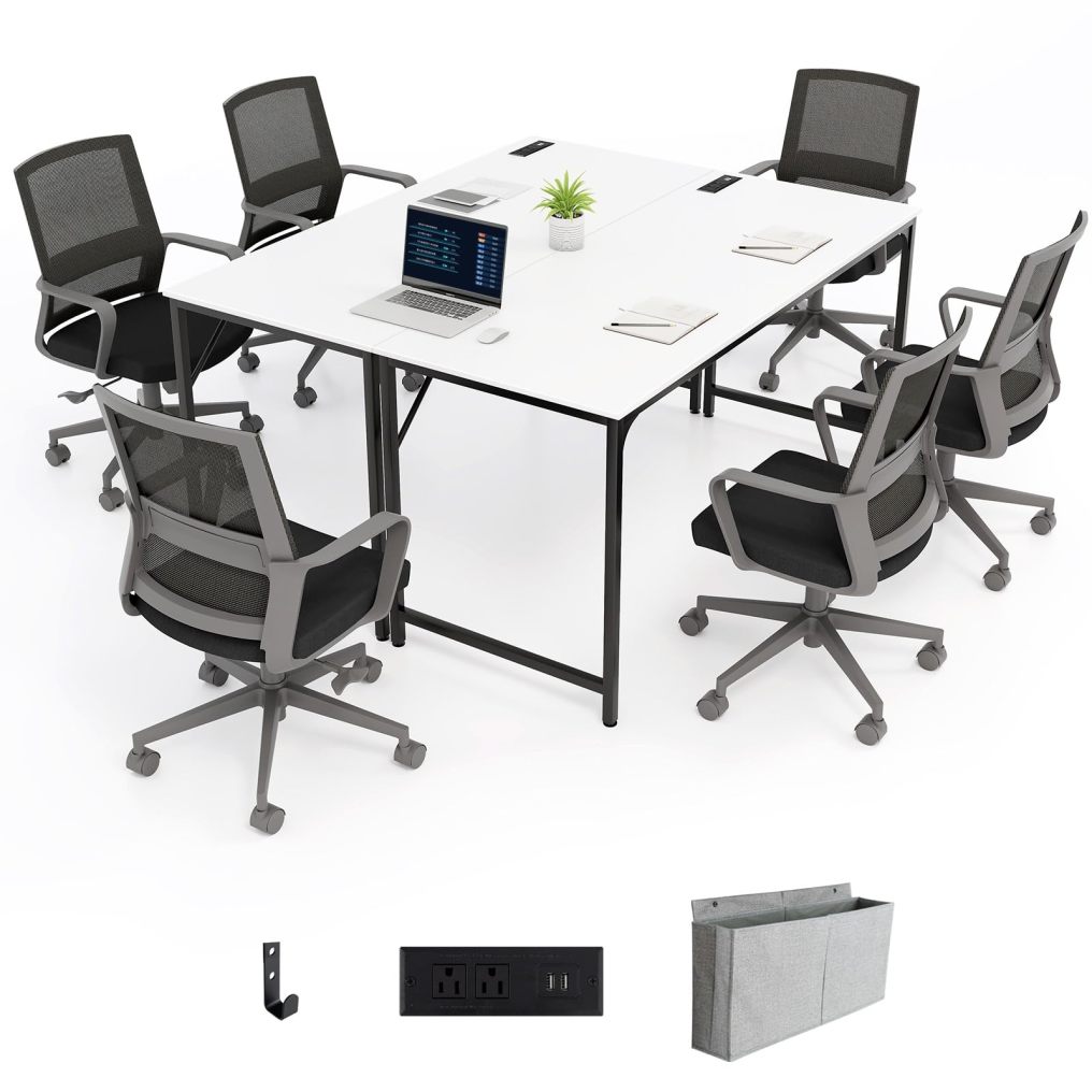 60 Inch Conference Table Set of 2/4/6 Boardroom Meeting Desk