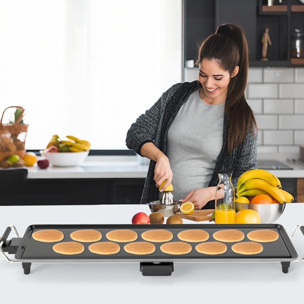 35.5” Electric Griddle Extra Large Teppanyaki Grill