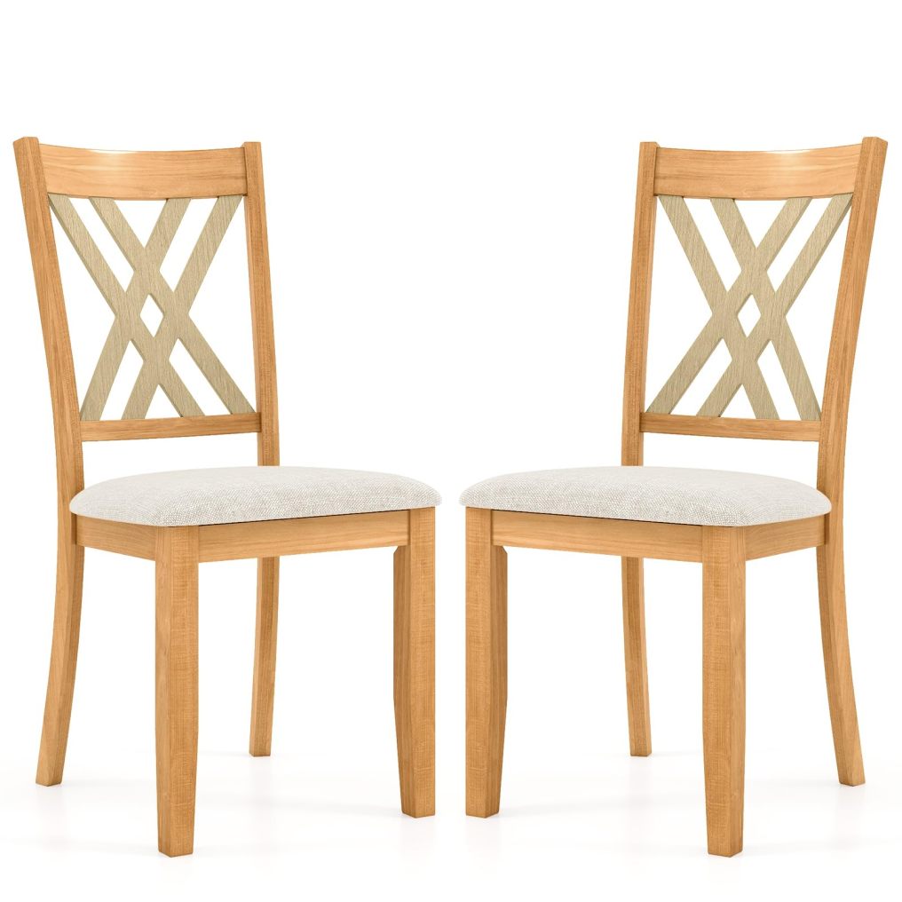 Set of 2/4 Dining Chairs Wooden Kitchen Side Chair