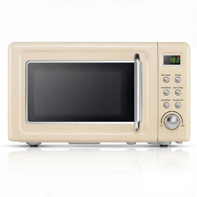 ARLIME Small Microwave, 0.7Cu.ft 700 Watt Countertop Microwave with 5 Micro Power Defrost & Auto Cooking Function