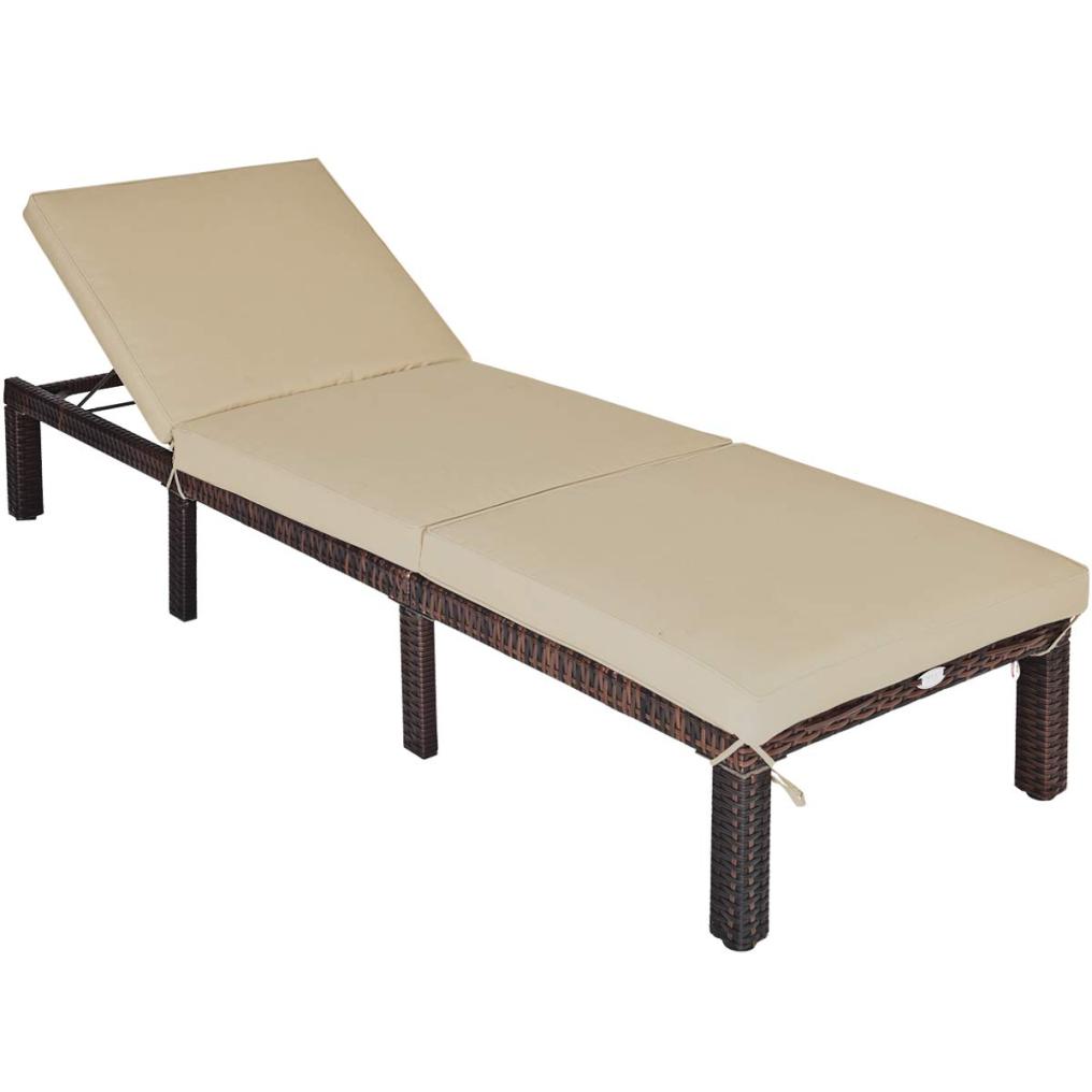6 Gear Adjustable Chasie Lounge for Backyard