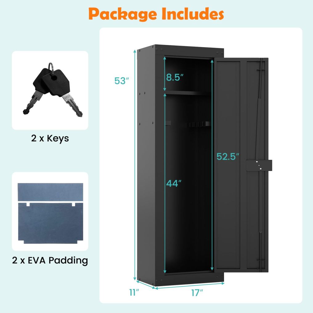 ARLIME 8 Gun Safe for Rifles and Pistols