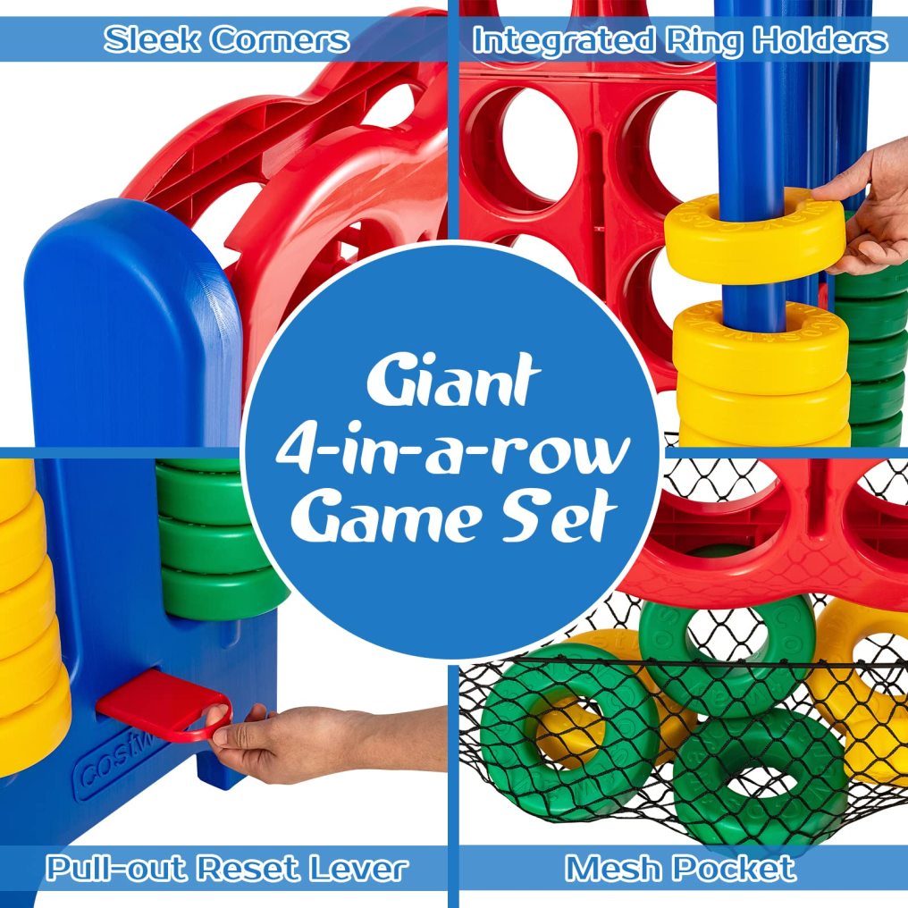 Giant 4 to Score Game Set for Indoors & Outdoors