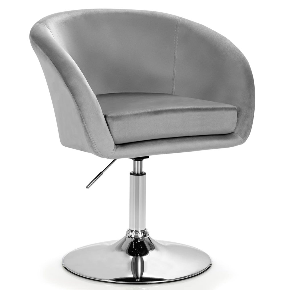 Vanity Chair Height Adjustable Modern Velvet Makeup Chair