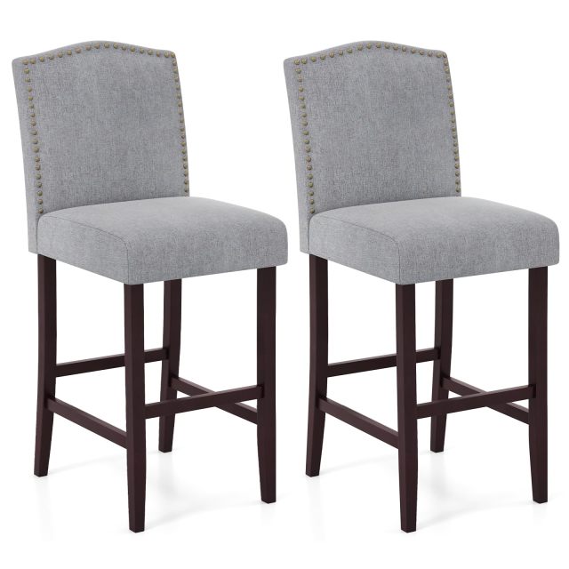 Bar Stools Set of 2/4 Bar Height Dining Side Barstools