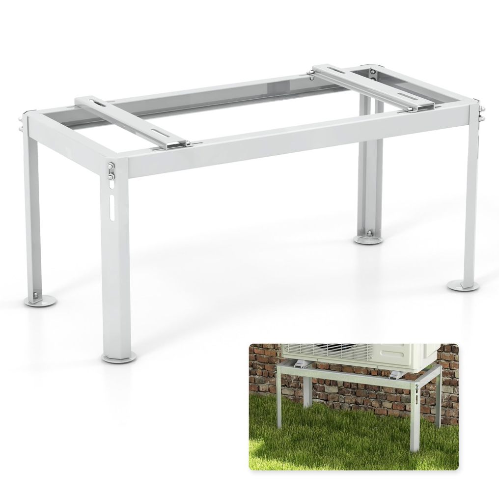 ARLIME Mini Split Stand, Outdoor AC Unit Bracket with Adjustable Height