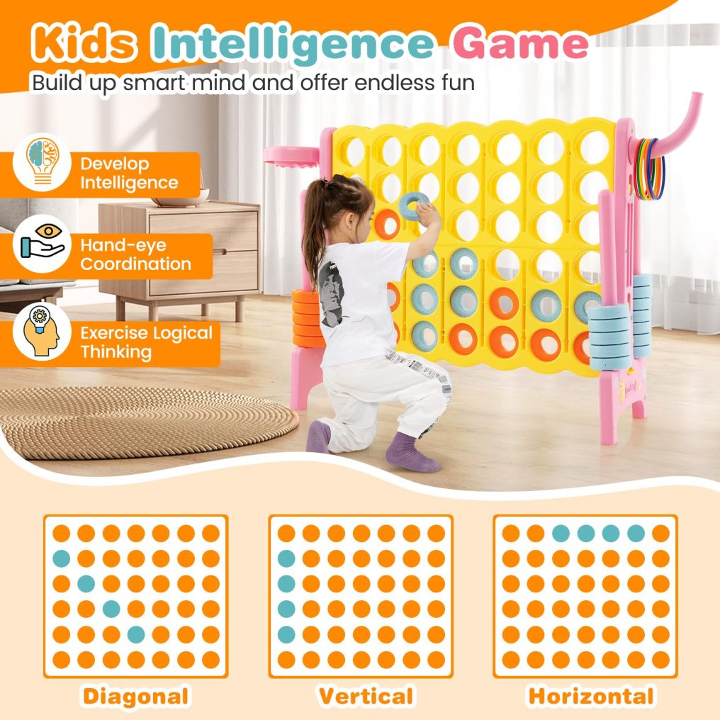 Jumbo 4 to Score Giant Game Set for Kids & Adults