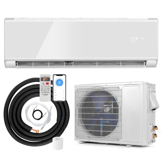ARLIME 12000 BTU Wifi Enabled Mini Split Air Conditioner & Heater, 12000 BTU, 208-230V, 22 SEER2