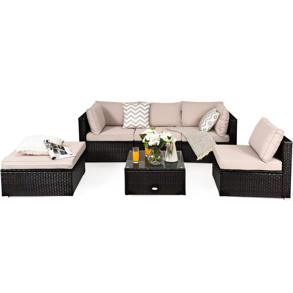 6-Piece Outdoor Patio Furniture Set