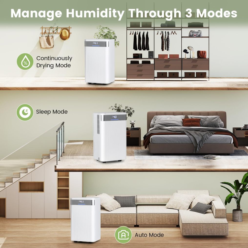 24H Timer 32 Pints Dehumidifier for Home