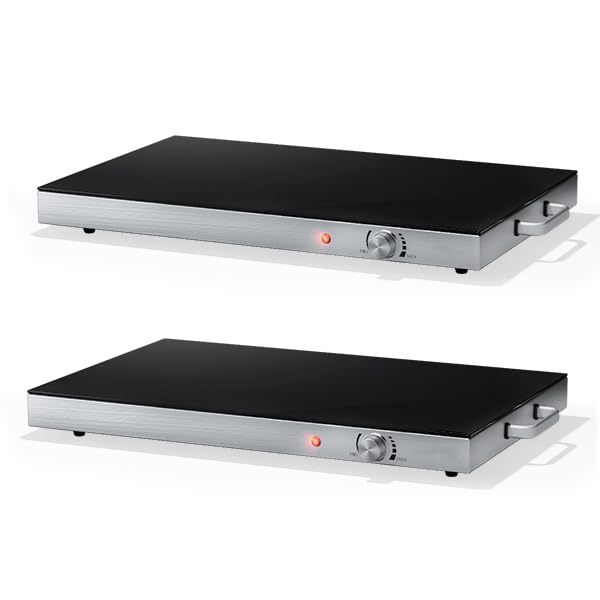ARLIME 22"x14" Buffets Server Food Warmer for Parties, Electric Food Warming Tray