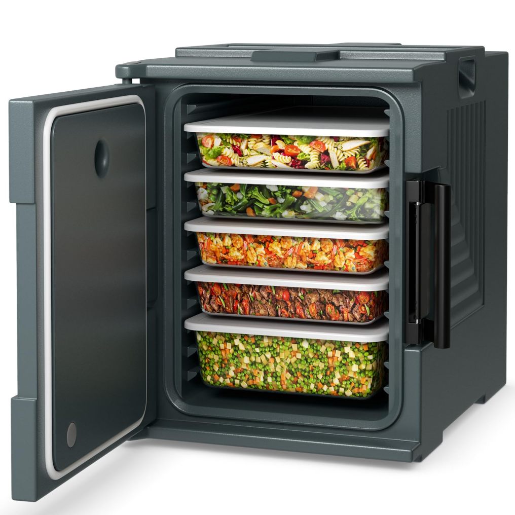 95 Qt Hot Box Catering for 6 Full Size Pan for Family Gathering
