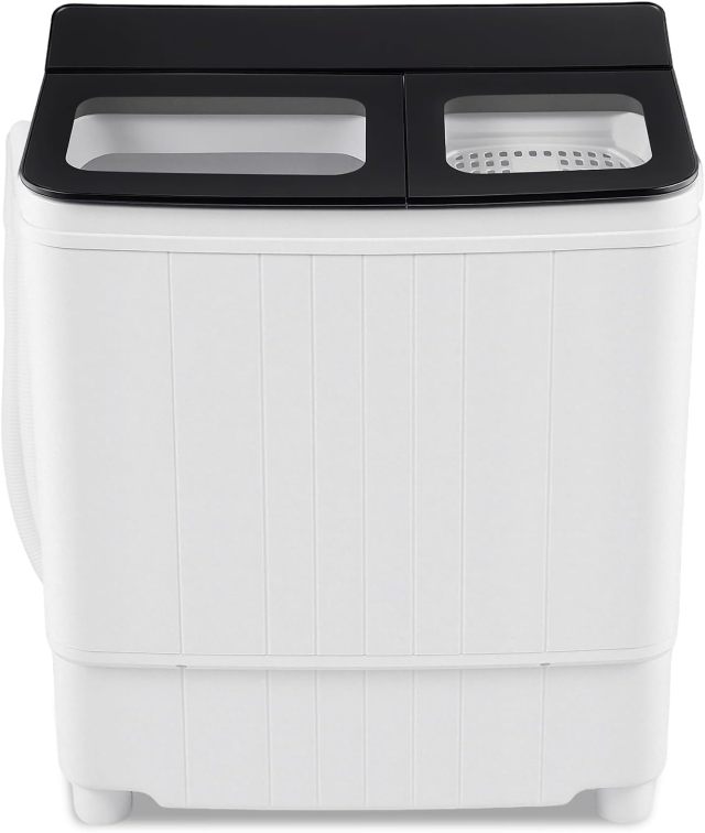 Portable Washing Machine 18 lbs Mini Laundry Machine with 11 LBS Washer