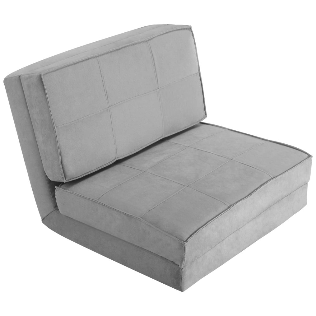 Convertible Flip Chair 5-Position Adjustable Triple Fold Down Sofa Bed