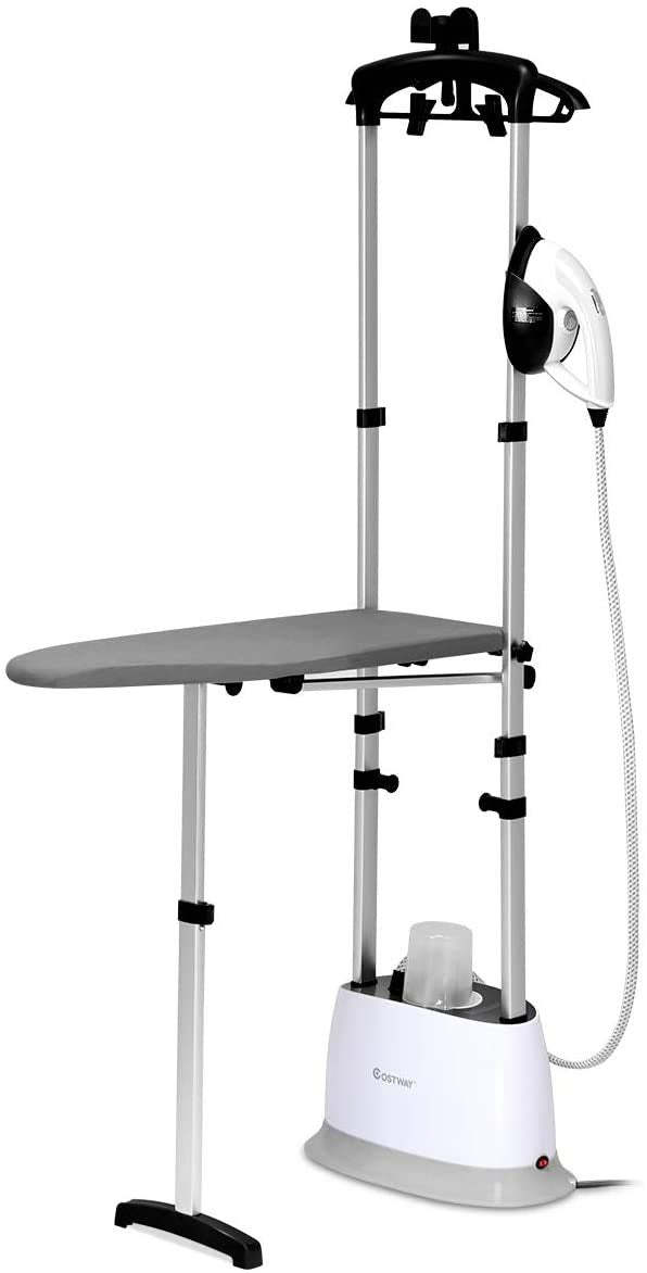 Garment Steamer for Clothes 1600W 2-in-1 Heavy Duty Powerful Fabric Steamer