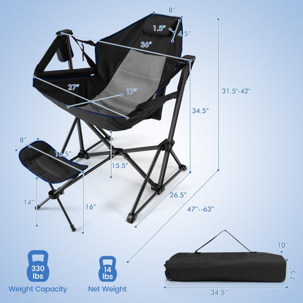 Folding Camping Chair Portable Beach Chair