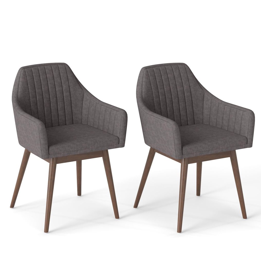Dining Chairs Set of 2/4 with Comfy Padded Backrest & Seat