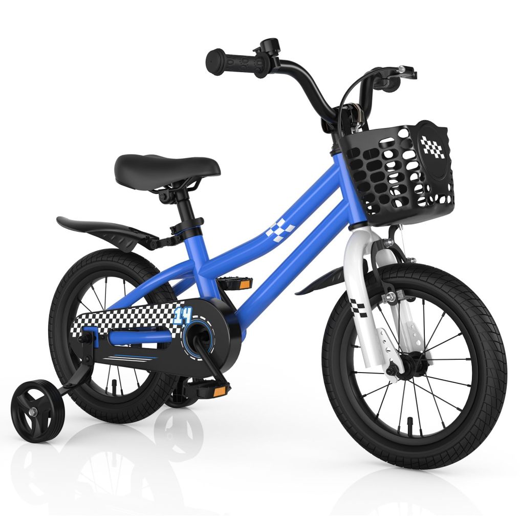 Kids Bike 14 Inch Toddler Bike for Boys & Girls Aged 3-8 Years Old
