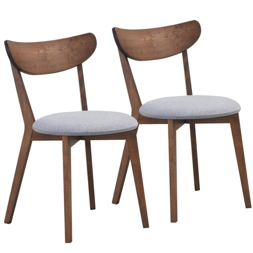 Set of 2 Dining Chairs Mid-Century Dining Side Chairs