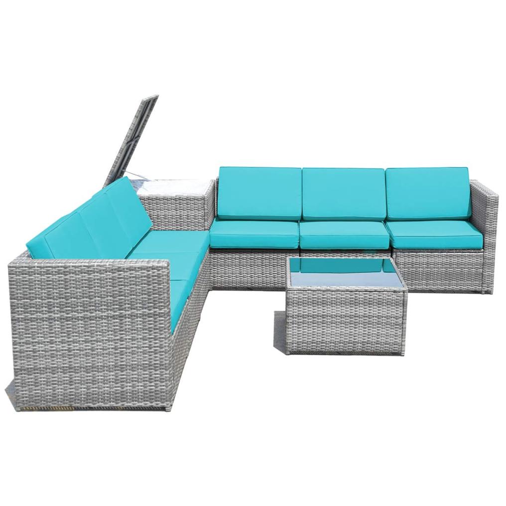 8 Piece Outdoor Patio Furniture Set for Garden