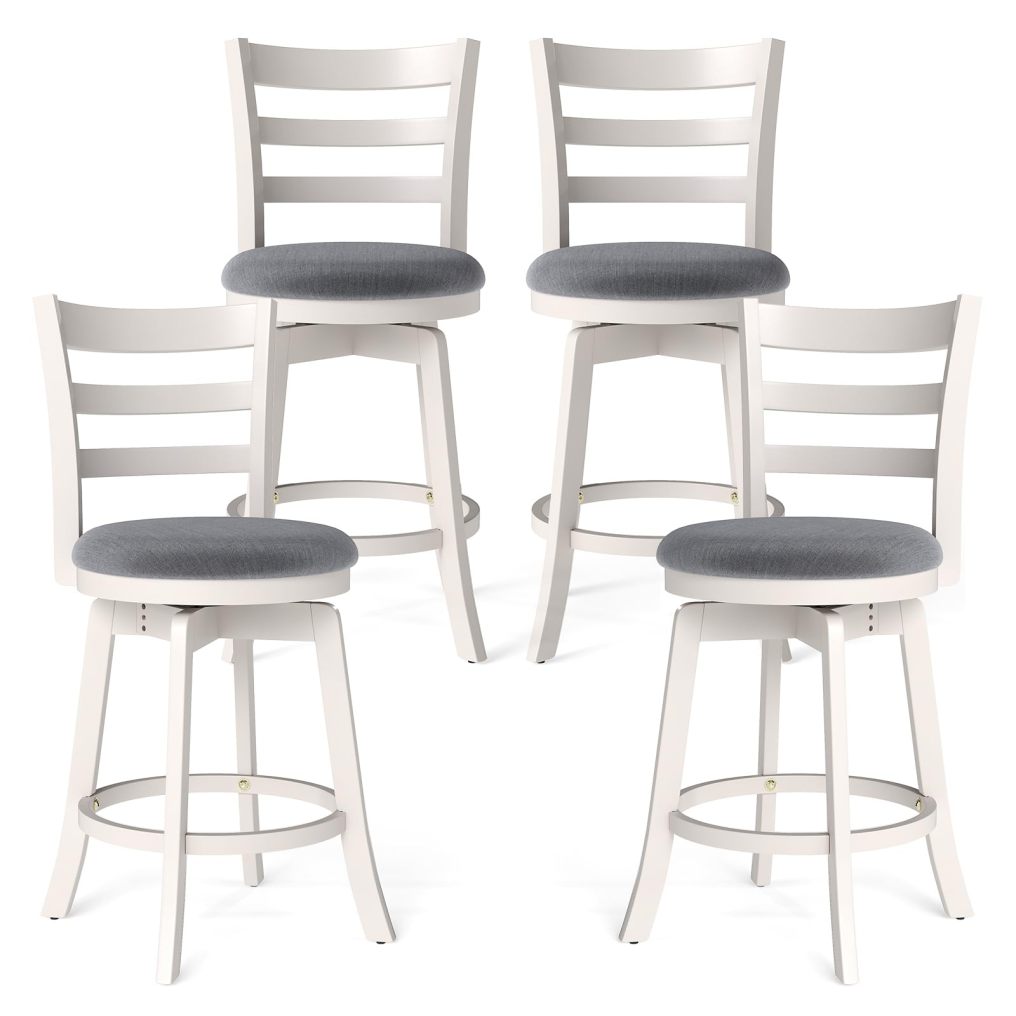 25"/30.5” Swivel Counter Barstools Set of 2/4
