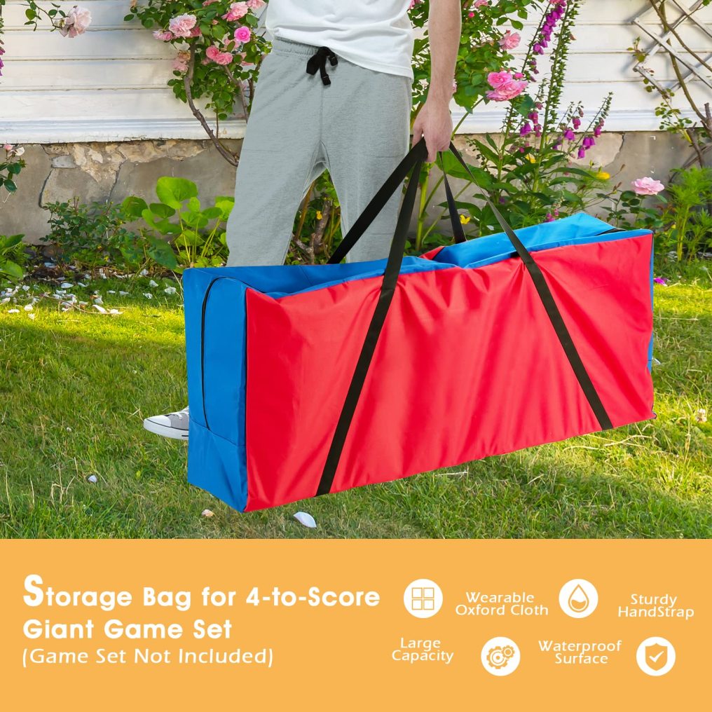 Giant 4 in A Row Carrying Bag with Ergonomic Handle & Durable Zipper