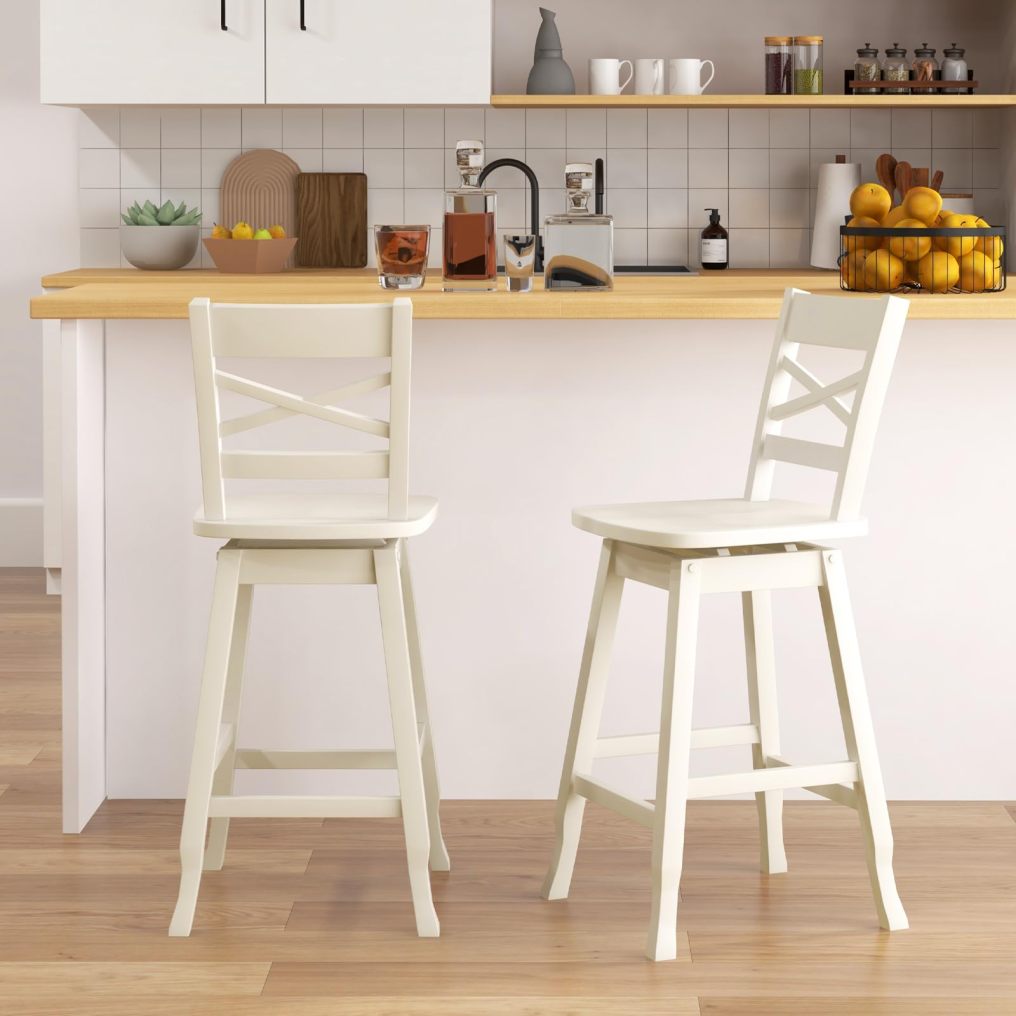 24-Inch Counter Height Stool Set of 2/4