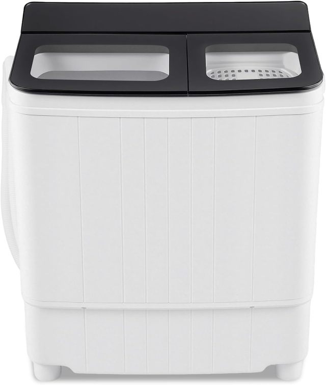 Portable Washing Machine 18 lbs Mini Laundry Machine with 11 LBS Washer