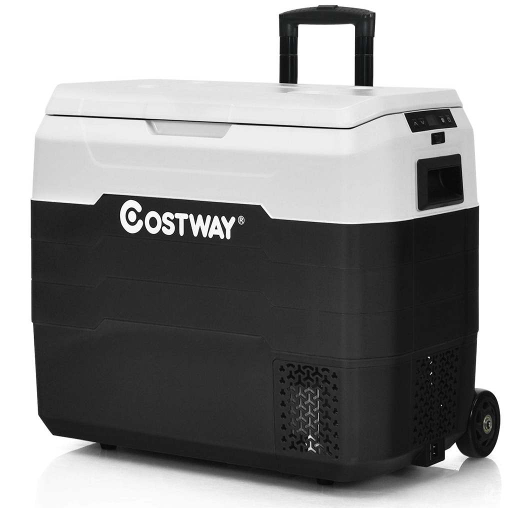 53 Quarts Car Refrigerator Portable | 2-in-1 RV Fridge for Camping Vehicle