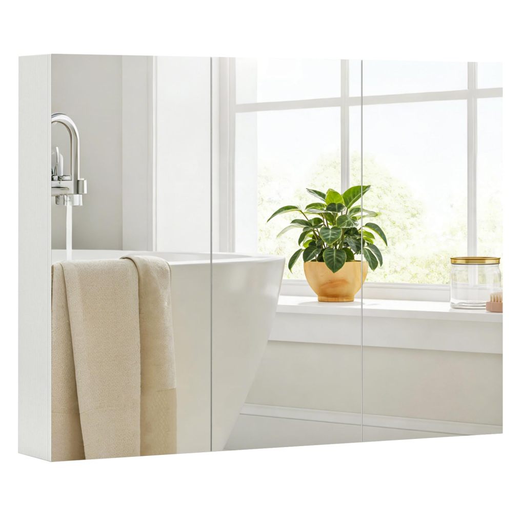 Frameless Bathroom Medicine Cabinet with Mirror