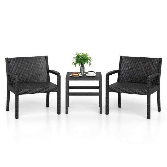 ARLIME 3 Piece Patio Furniture Set