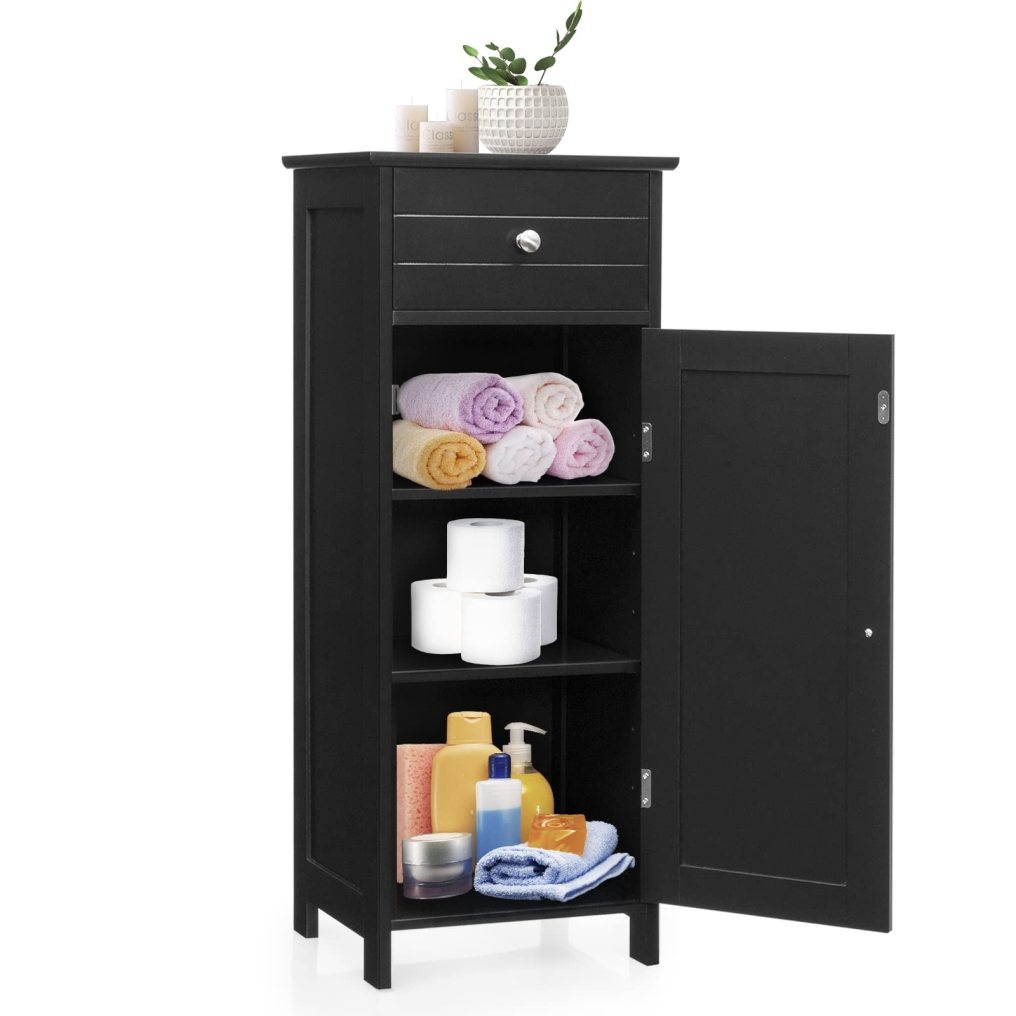 Bathroom Storage Cabinet Single Door Floor Cabinet