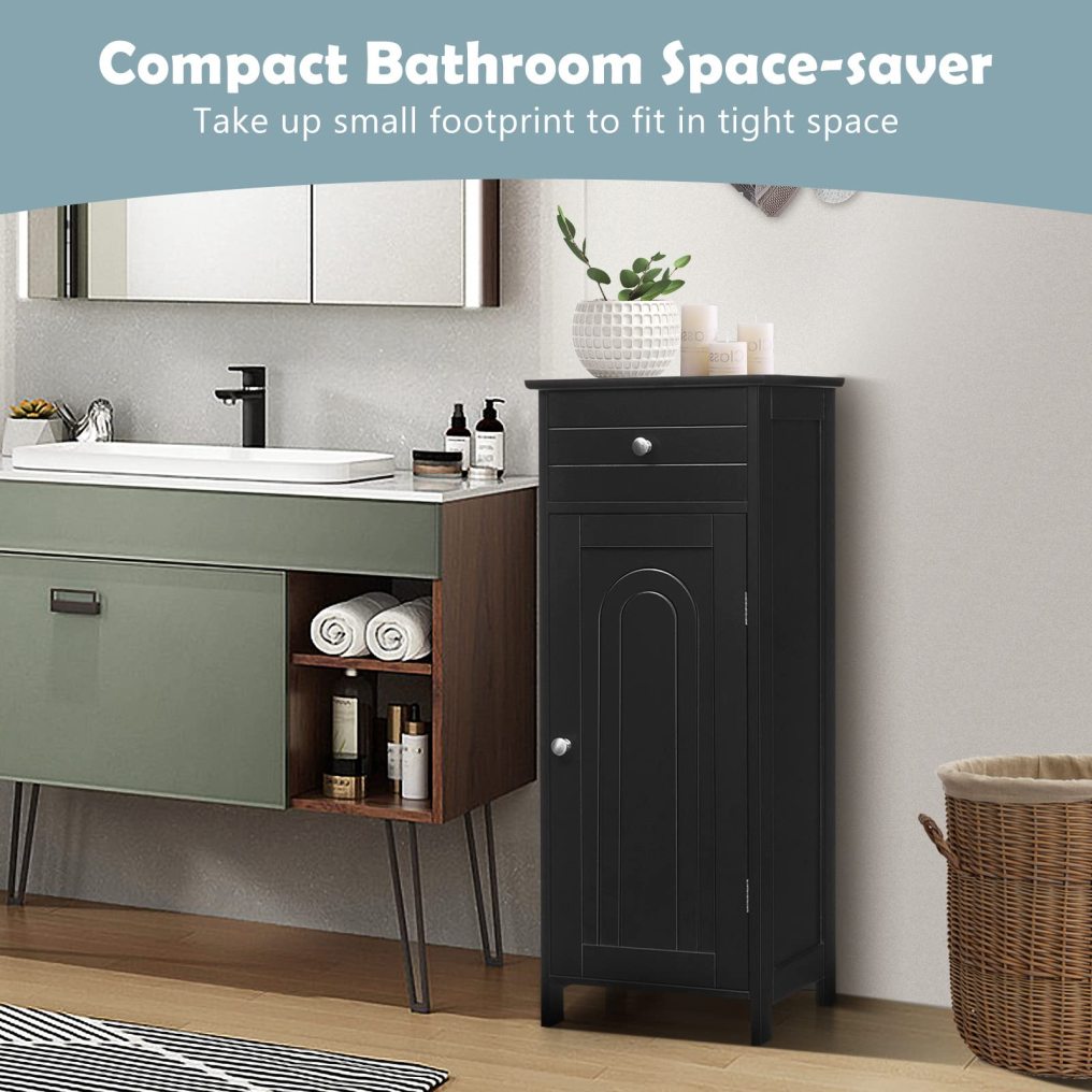 Bathroom Storage Cabinet Single Door Floor Cabinet