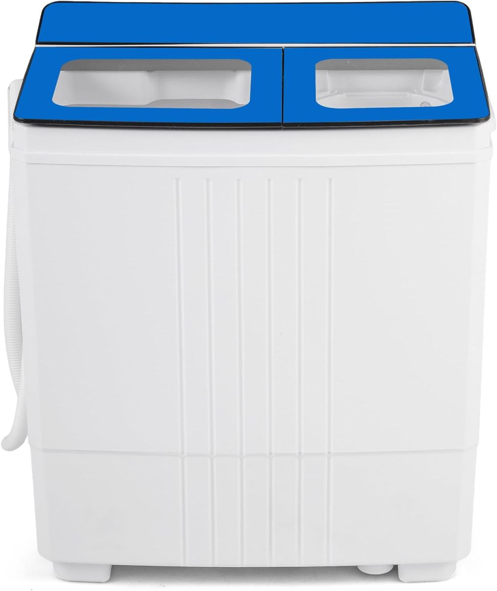 Portable Washing Machine with 12 LBS Washer and 8 LBS Spinner Combo for Apartments