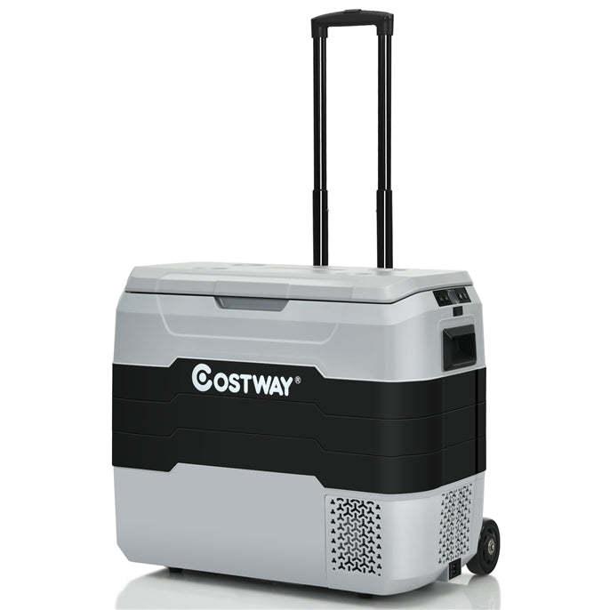 53 Quarts Car Refrigerator Portable | 2-in-1 RV Fridge for Camping Vehicle