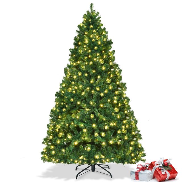 7.5 FT Prelit Christmas Tree Artificial Christmas Tree