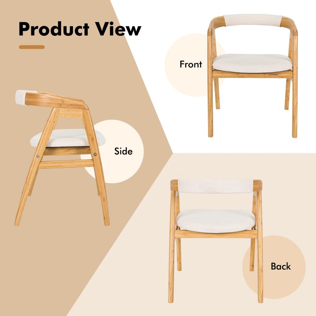 Accent Chair Modern Painted Bamboo Leisure Chair (1/2)