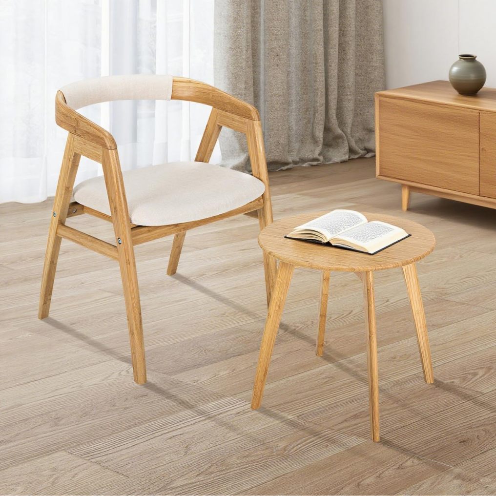 Accent Chair Modern Painted Bamboo Leisure Chair (1/2)