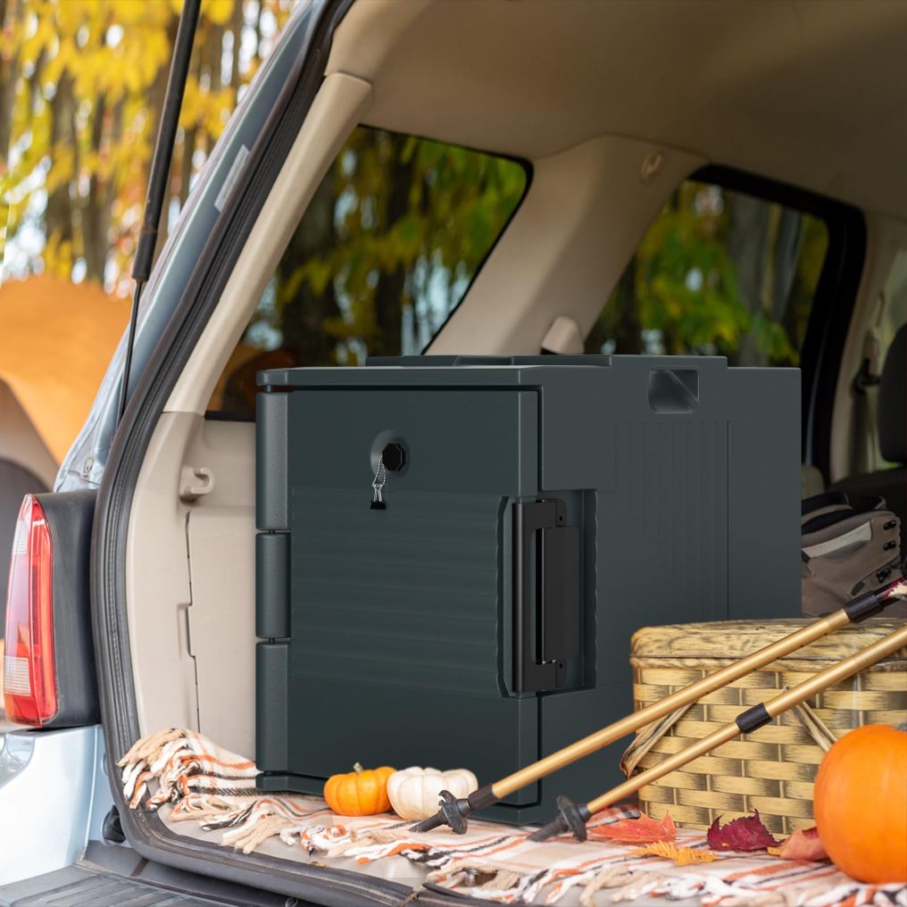 95 Qt Hot Box Catering for 6 Full Size Pan for Family Gathering