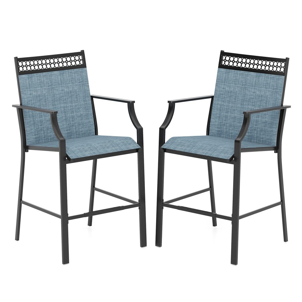 25 Inch Counter Height Stools with Metal Frame