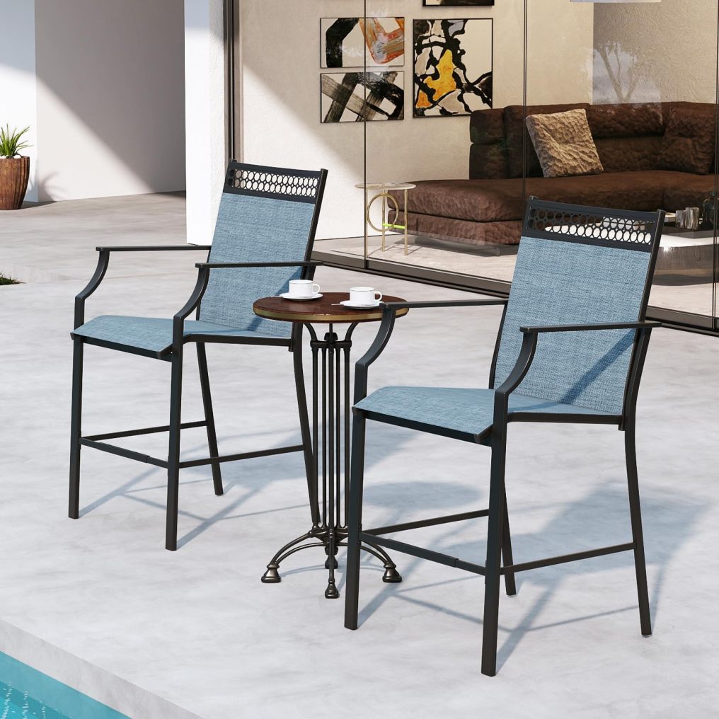 25 Inch Counter Height Stools with Metal Frame