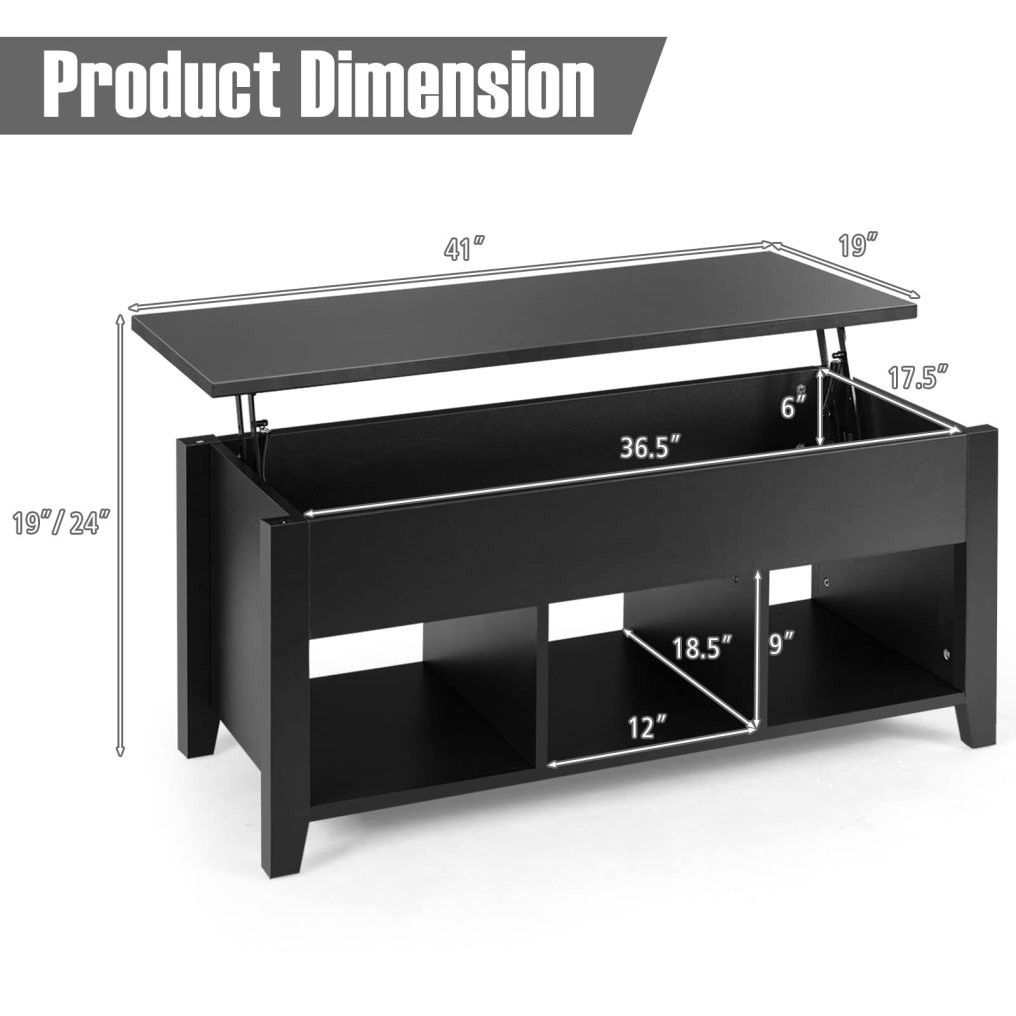 Modern Retro Central Table with Storage Shelf for Living Room Reception Room