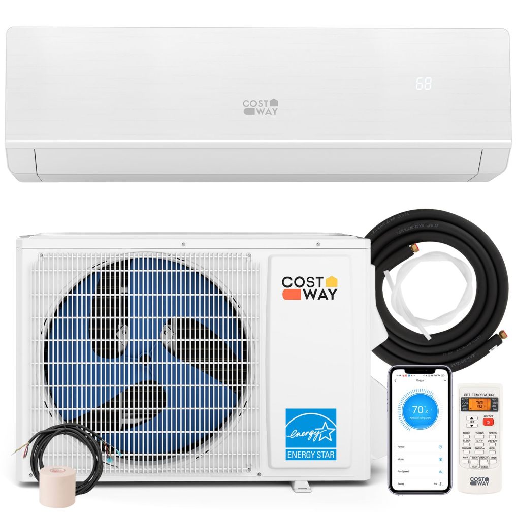 24000 BTU Mini Split Air Conditioner & Heater | WiFi Enabled 25 SEER2 208-230V Ductless Inverter AC Unit