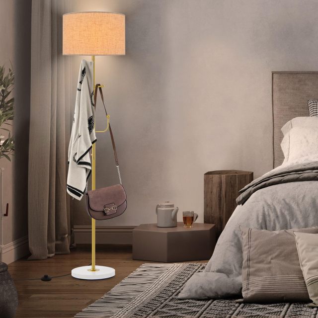 ARLIME Floor Lamp with Coat Rack